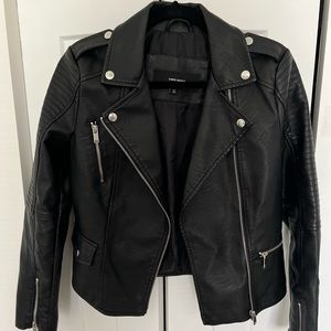 Vero Moda black leather jacket